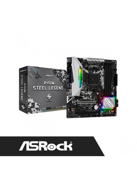 ASROCK B450M STEEL LEGEND MOTHERBOARD