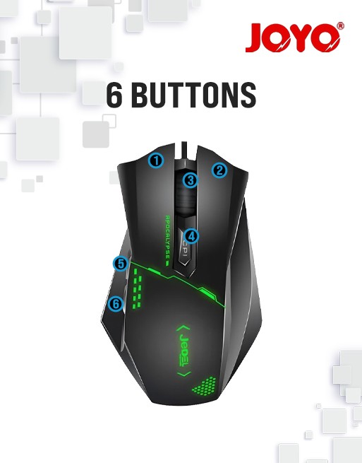 JEDEL GM300 APOCALYPSE GAMING MOUSE