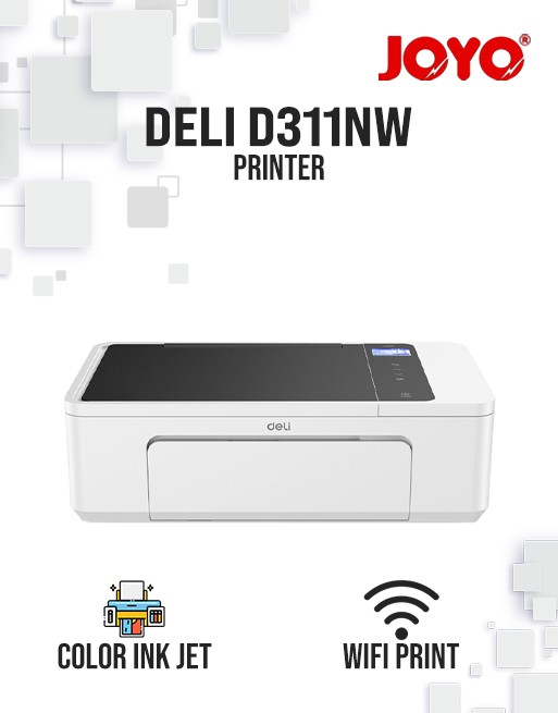 DELI D311NW COLOR INKJET WIFI 3IN1PRINTER